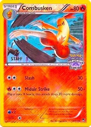 [PKM] Combusken (13/111) (Championship Promo Staff) [XY: Furious Fists]