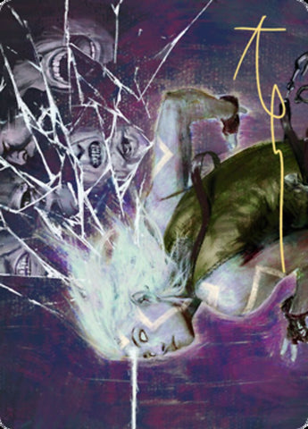 {A} Anticognition Art Card (Gold-Stamped Signature) [Zendikar Rising Art Series][AZNR 046]