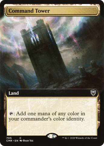 {C} Command Tower (Extended Art) [Commander Legends][CMR 705]
