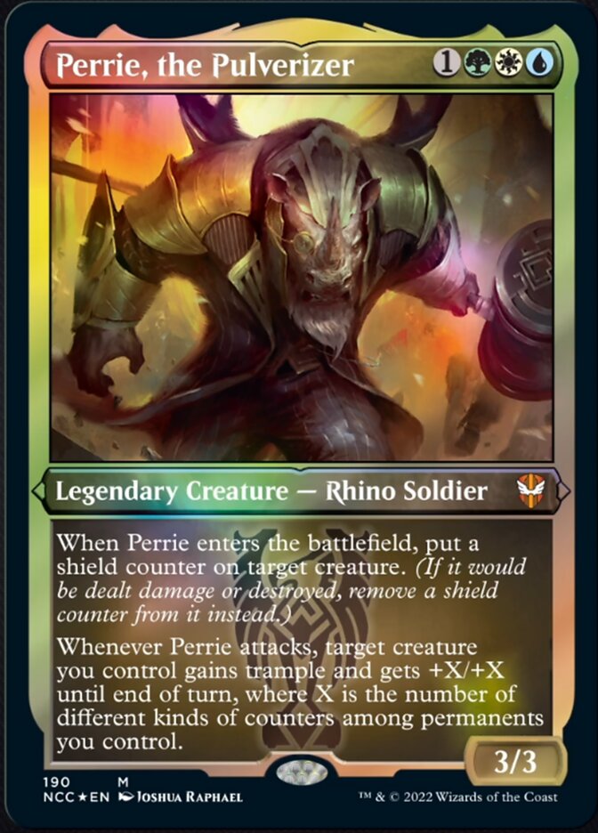{T} Perrie, the Pulverizer (Display Commander) [Streets of New Capenna Commander][DC NCC 190]