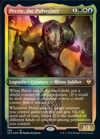 {T} Perrie, the Pulverizer (Display Commander) [Streets of New Capenna Commander][DC NCC 190]