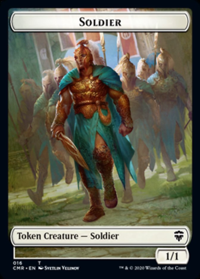 {T} Cat // Soldier Token [Commander Legends Tokens][TCMR 015]
