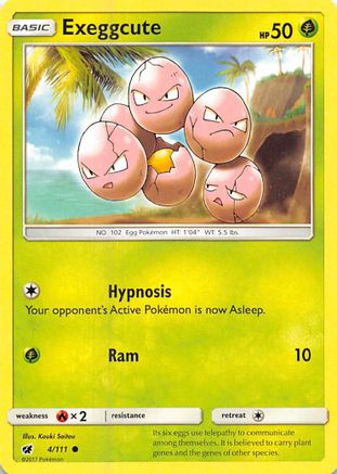 [PKM] Exeggcute (4/111) [Sun & Moon: Crimson Invasion]