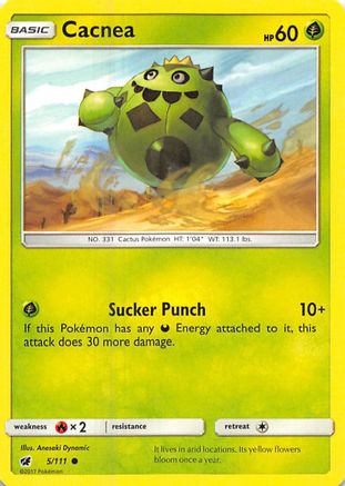 [PKM] Cacnea (5/111) [Sun & Moon: Crimson Invasion]