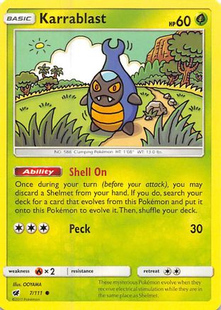 [PKM-C] Karrablast (7/111) [Sun & Moon: Crimson Invasion]