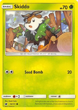 [PKM] Skiddo (10/111) [Sun & Moon: Crimson Invasion]