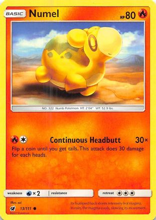 [PKM-C] Numel (13/111) [Sun & Moon: Crimson Invasion]