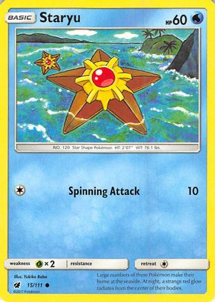 [PKM-C] Staryu (15/111) [Sun & Moon: Crimson Invasion]
