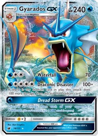 [PKM-R] Gyarados GX (18/111) [Sun & Moon: Crimson Invasion]