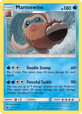 [PKM] Mamoswine (21/111) [Sun & Moon: Crimson Invasion]