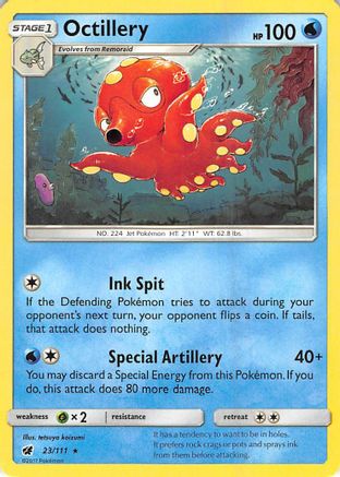 [PKM-R] Octillery (23/111) [Sun & Moon: Crimson Invasion]