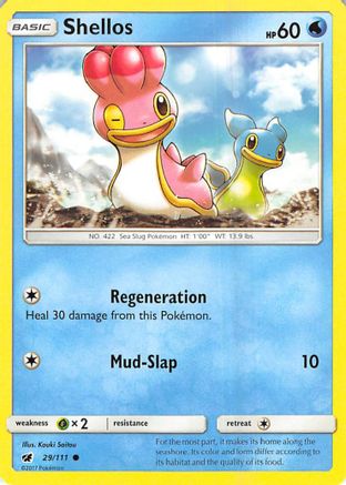 [PKM] Shellos (29/111) [Sun & Moon: Crimson Invasion]