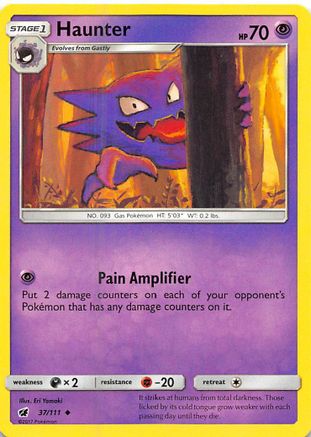 [PKM] Haunter (37/111) [Sun & Moon: Crimson Invasion]