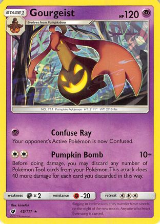 [PKM] Gourgeist (45/111) [Sun & Moon: Crimson Invasion]