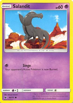 [PKM] Salandit (46/111) [Sun & Moon: Crimson Invasion]