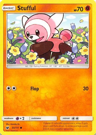 [PKM] Stufful (55/111) [Sun & Moon: Crimson Invasion]