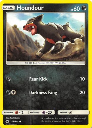 [PKM] Houndour (58/111) [Sun & Moon: Crimson Invasion]