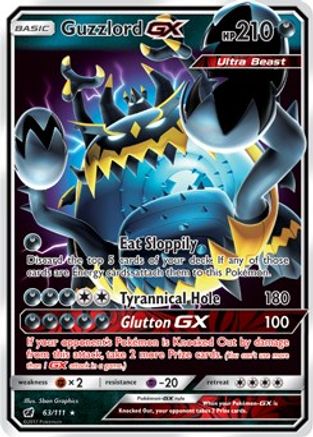 [PKM] Guzzlord GX (63/111) [Sun & Moon: Crimson Invasion]