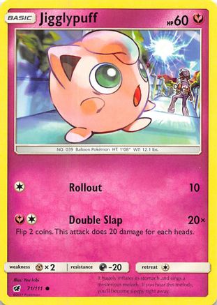 [PKM] Jigglypuff (71/111) [Sun & Moon: Crimson Invasion]