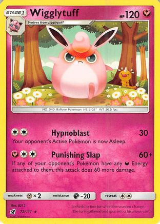 [PKM] Wigglytuff (72/111) [Sun & Moon: Crimson Invasion]