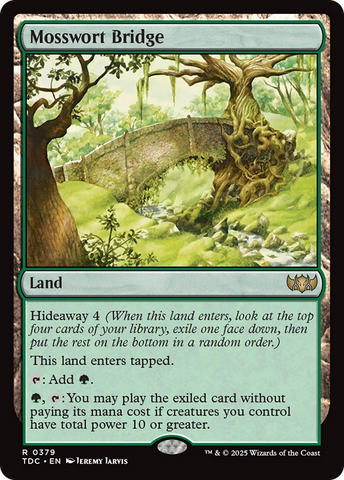 {R} Mosswort Bridge [Tarkir: Dragonstorm Commander][TDC 379]