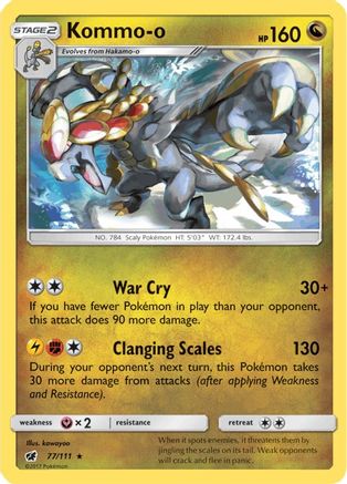 [PKM] Kommo-o (77/111) [Sun & Moon: Crimson Invasion]