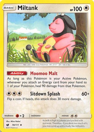 [PKM-C] Miltank (78/111) [Sun & Moon: Crimson Invasion]