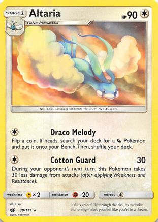 [PKM] Altaria (80/111) [Sun & Moon: Crimson Invasion]