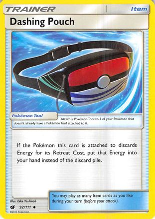 [PKM] Dashing Pouch (92/111) [Sun & Moon: Crimson Invasion]