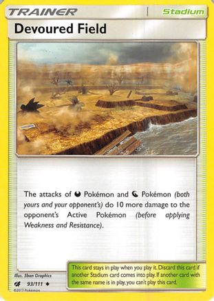 [PKM] Devoured Field (93/111) [Sun & Moon: Crimson Invasion]