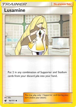 [PKM] Lusamine (96/111) [Sun & Moon: Crimson Invasion]
