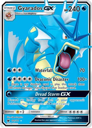 [PKM] Gyarados GX (101/111) [Sun & Moon: Crimson Invasion]