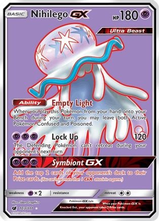 [PKM] Nihilego GX (103/111) [Sun & Moon: Crimson Invasion]