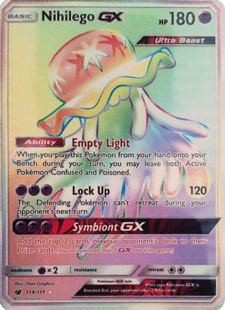 [PKM] Nihilego GX (114/111) [Sun & Moon: Crimson Invasion]
