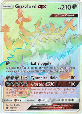 [PKM] Guzzlord GX (116/111) [Sun & Moon: Crimson Invasion]