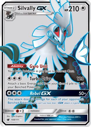 [PKM] Silvally GX (108/111) [Sun & Moon: Crimson Invasion]