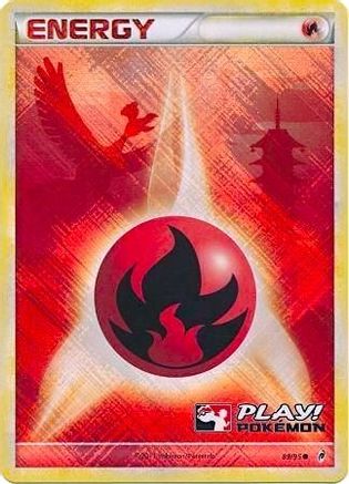 [PKM BE] Fire Energy (89/95) (Play Pokemon Promo) [HeartGold & SoulSilver: Call of Legends]