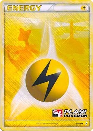 [PKM BE] Lightning Energy (91/95) (Play Pokemon Promo) [HeartGold & SoulSilver: Call of Legends]