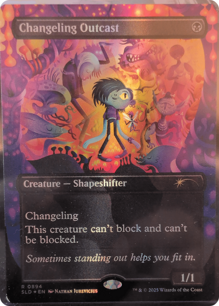 Changeling Outcast [SLD 894]  (Borderless) Foil