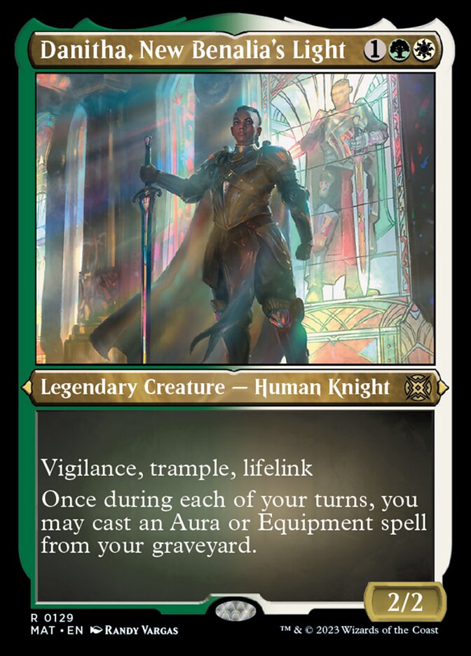 {R} Danitha, New Benalia's Light (Foil Etched) [March of the Machine: The Aftermath][MAT 129]