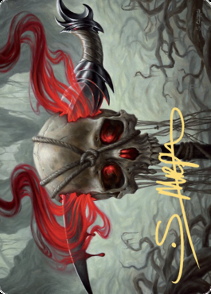 {A} Mind Carver Art Card (Gold-Stamped Signature) [Zendikar Rising Art Series][AZNR 057]
