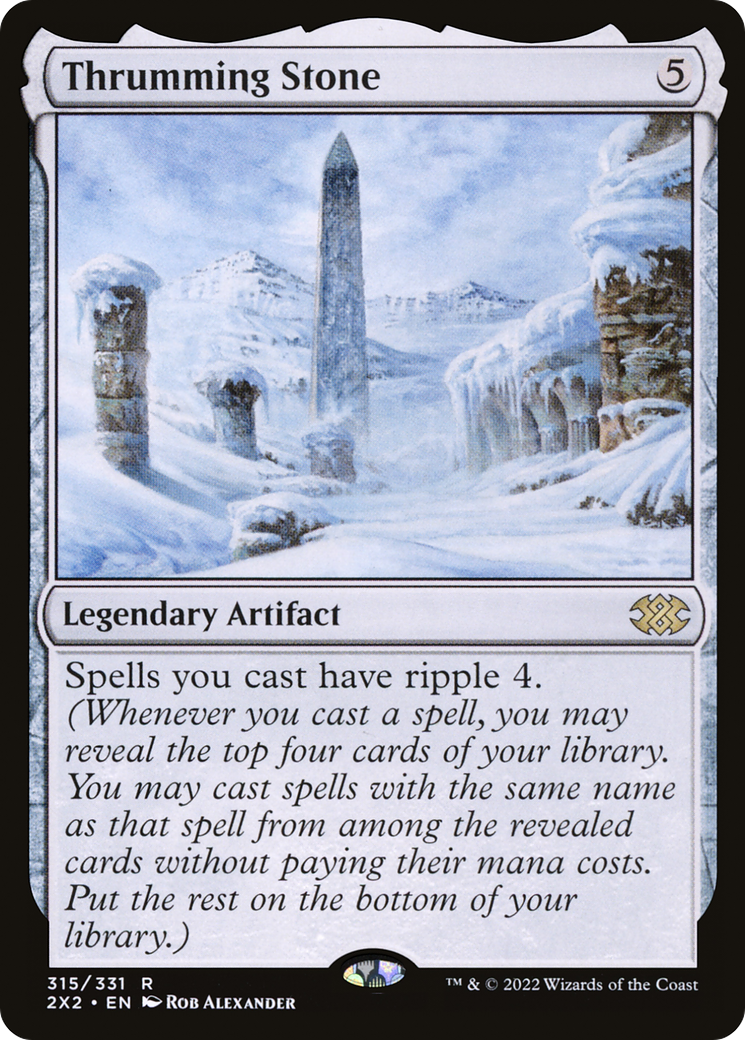 {R} Thrumming Stone [Double Masters 2022][2X2 315]