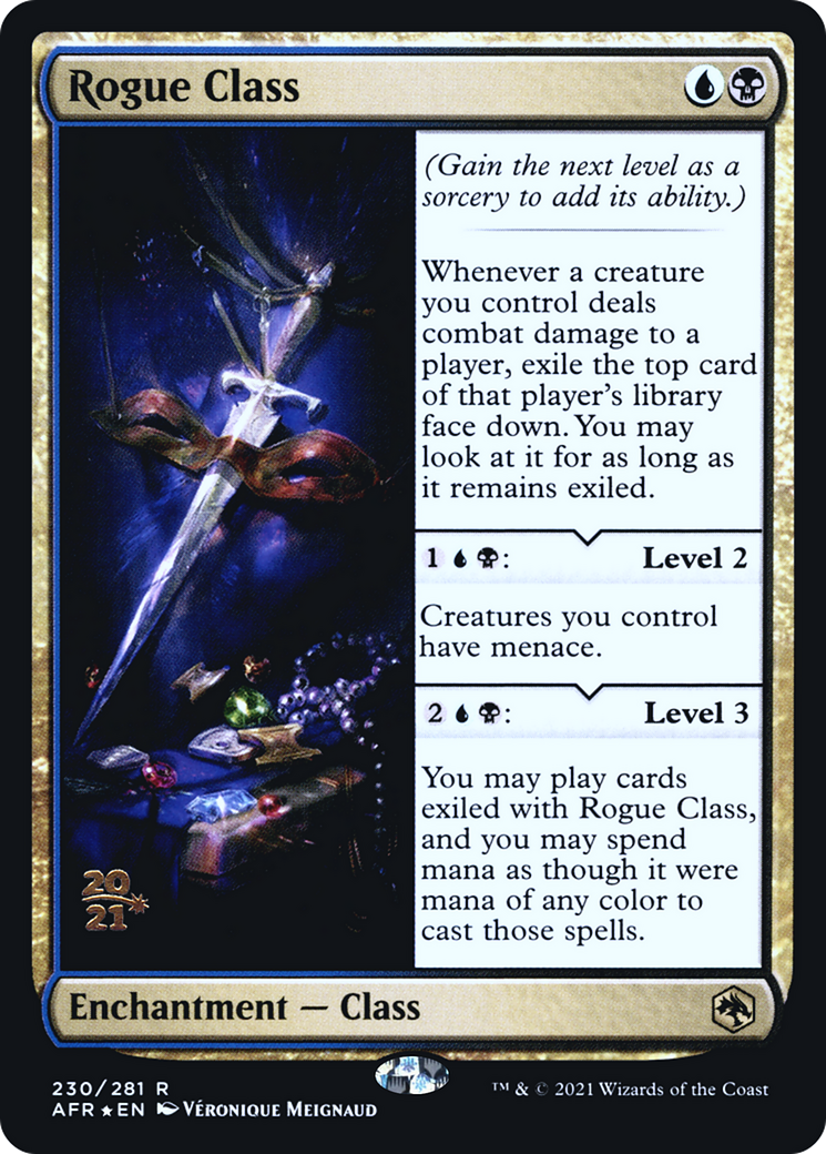 {R} Rogue Class [Dungeons & Dragons: Adventures in the Forgotten Realms Prerelease Promos][PR AFR 230]