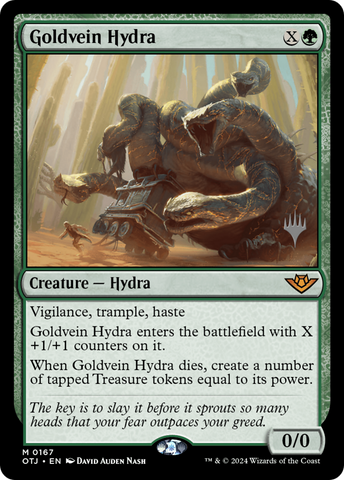{@R} Goldvein Hydra (Promo Pack) [Outlaws of Thunder Junction Promos][PP OTJ 167]