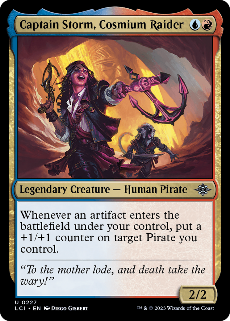 {@C} Captain Storm, Cosmium Raider [The Lost Caverns of Ixalan][LCI 227]