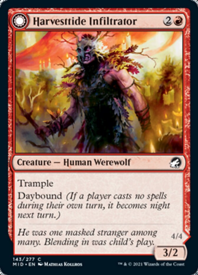 {C} Harvesttide Infiltrator // Harvesttide Assailant [Innistrad: Midnight Hunt][MID 143]