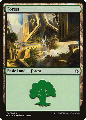{B}[AKH 268] Forest (268) [Amonkhet]