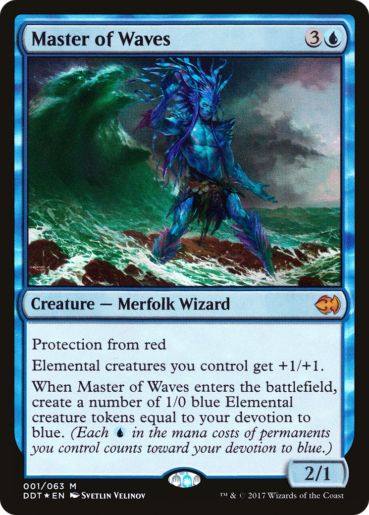 {R} Master of Waves [Duel Decks: Merfolk vs. Goblins][DDT 001]