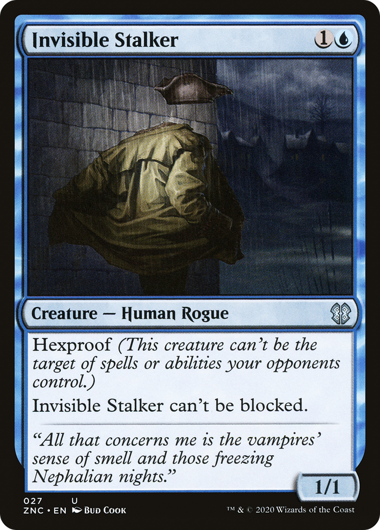 {C} Invisible Stalker [Zendikar Rising Commander][ZNC 027]