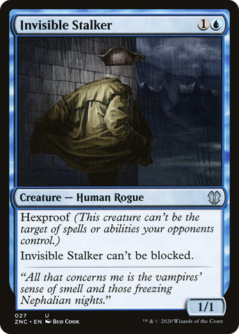 {C} Invisible Stalker [Zendikar Rising Commander][ZNC 027]